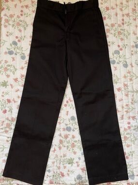 Dickies Black Straight-Leg Pants